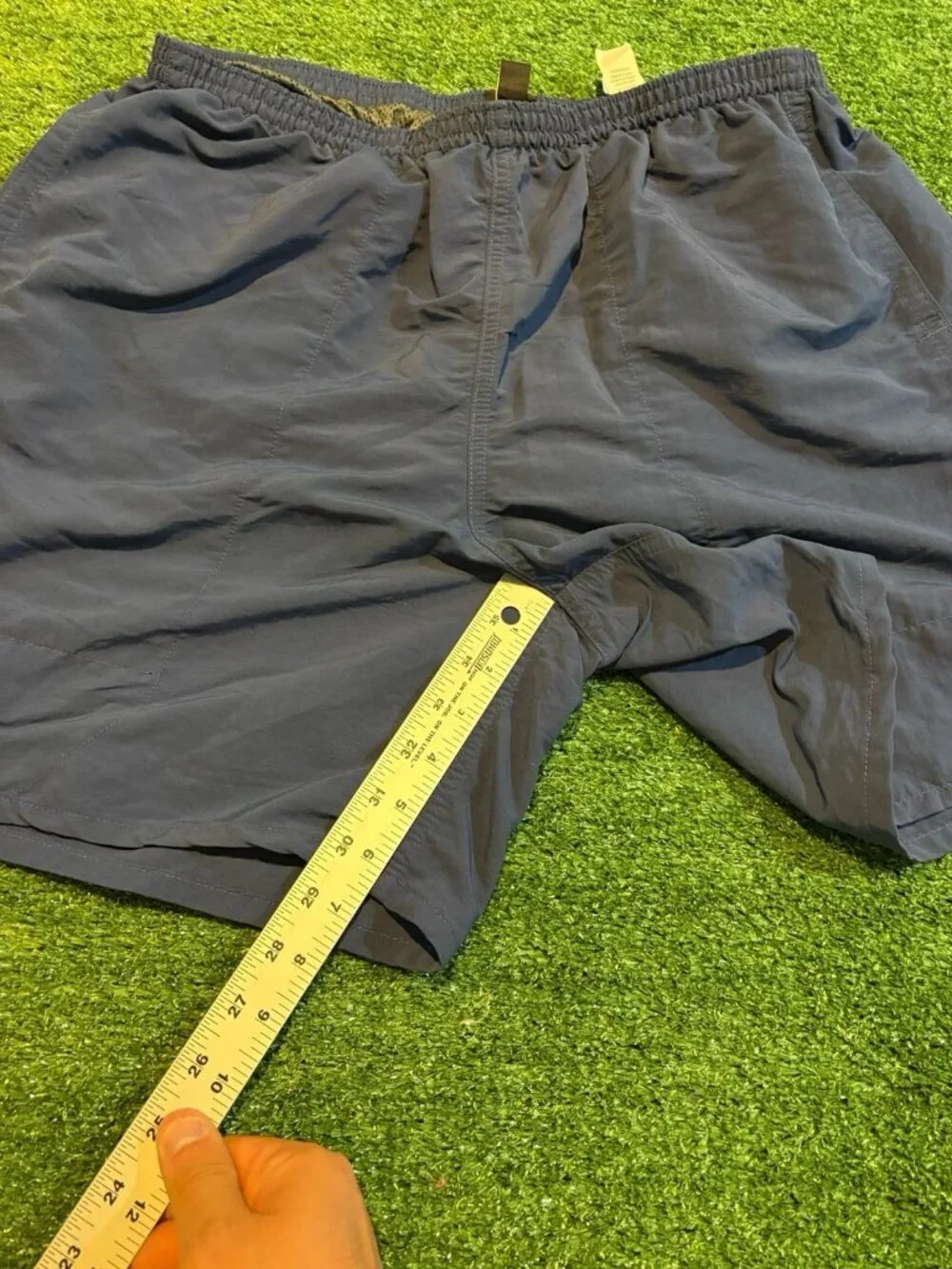 Patagonia shorts mens large blue baggies swim outdoor quick dry lightweight